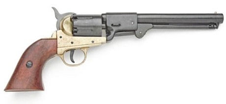 Griswold and Gunnison Confederate revolver, brass and black